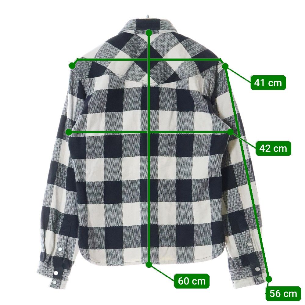 THE FLAT HEAD (フラットヘッド) ブロックチェック柄 フロント