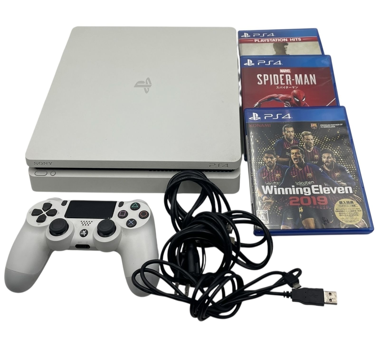 ☆ PS4 ☆ プレイステーション4 CUH-2000 500GB ジェットブラック FW9.00 動作品 本体 ケーブル のみ Playstation4 希少 FW9.00以下 6819