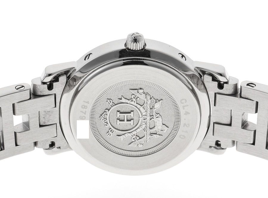 エルメス / HERMES クリッパー CL4.210 ホワイト クオーツ 【中古  