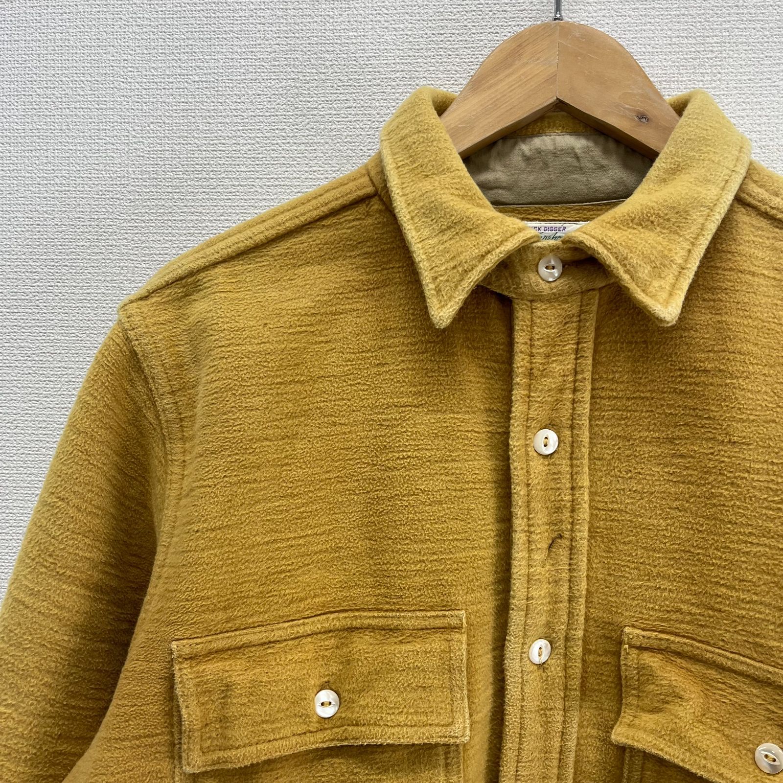 DUCK DIGGER WAREHOUSE プリズナー　シャツ　ジャケット　M DUCK DIGGER WAREHOUSE プリズナー シャツ ジャケット M DUCK