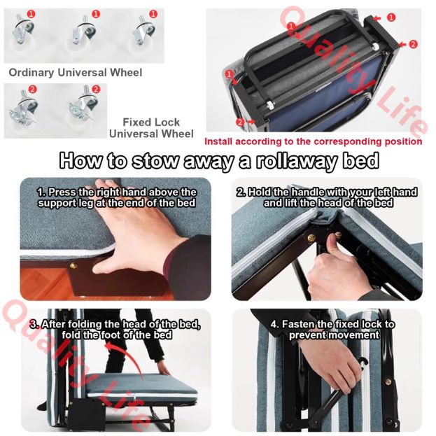 折り畳みベッド メモリーフォームマットレス付き 折りたたみベッド 5段階調節 な背もたれ ポータブルおりたたみベット 大人用キャンピングベッド NEXPOTALLINN_EU