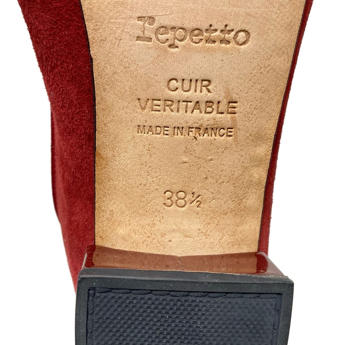 repetto(レペット) フラットシューズ 38 1/2 レディース - ボルドー