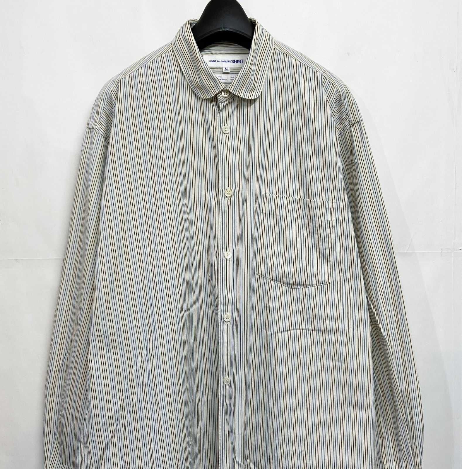 COMME des GARCONS SHIRT｜コムデギャルソン 丸襟 長袖シャツ