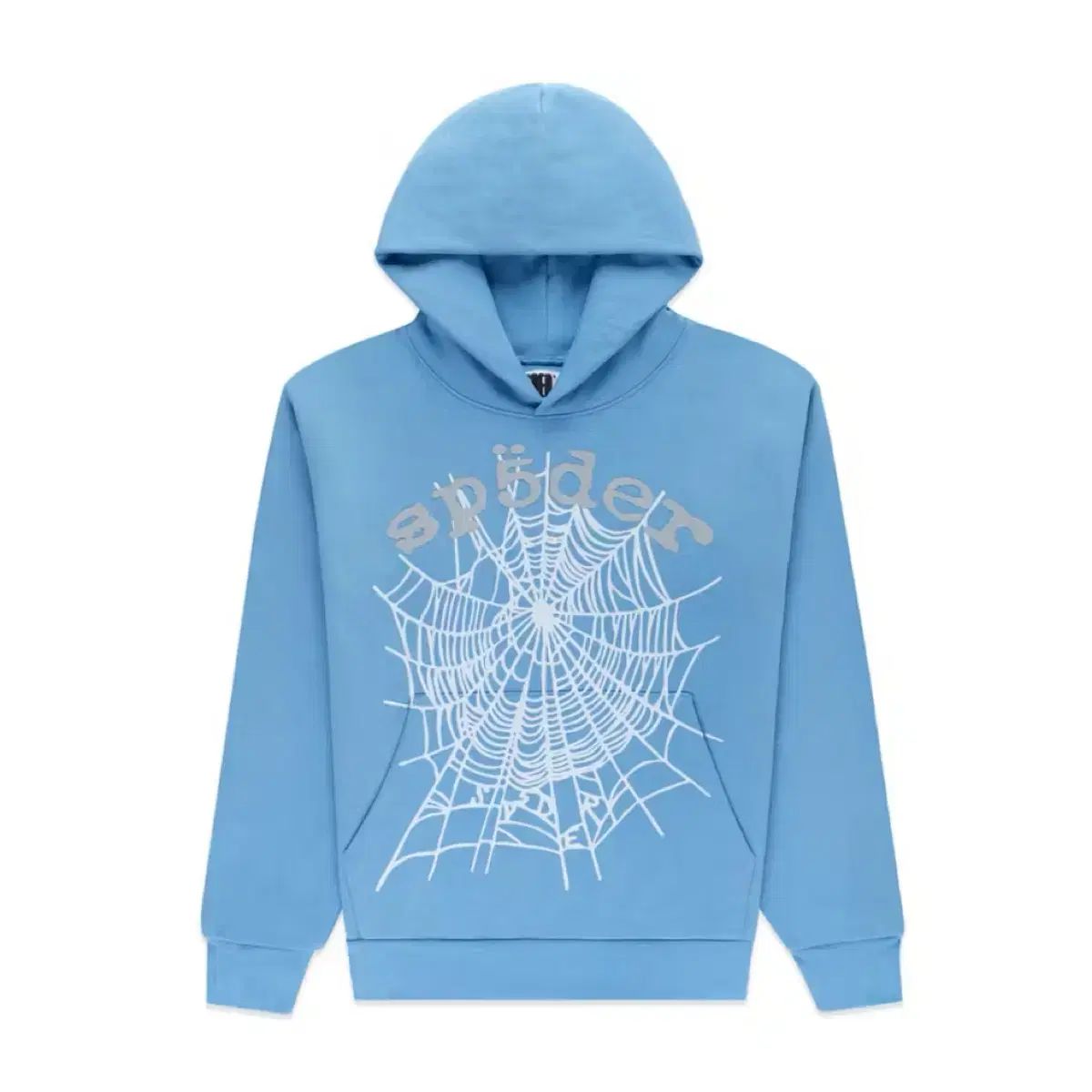 sp5der OG web V2 hoodie Dusty Blue
