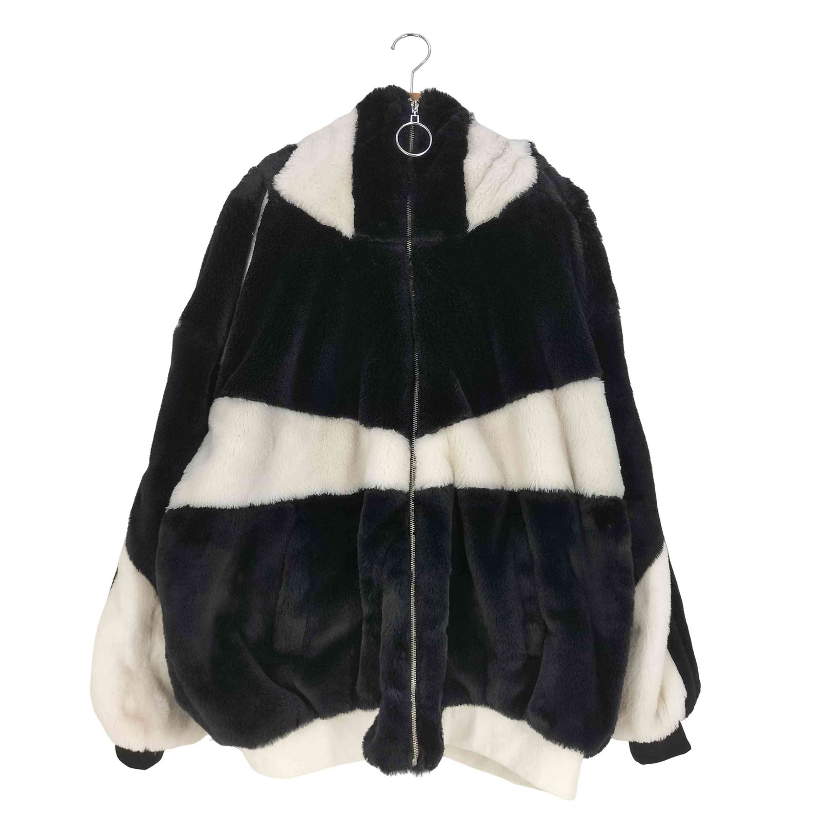 レフレム REFLEM BIG切替ファーパーカー ファーブルゾン フーディー