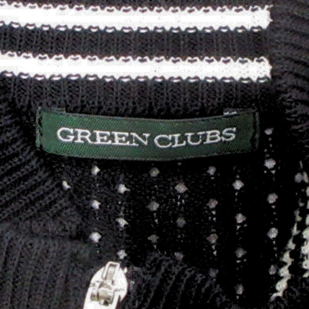 美品 GREEN CLUBS グリーンクラブ ニット ベスト ジップアップ