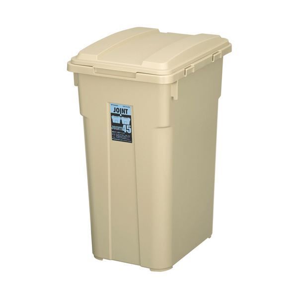 まとめ 新輝合成TONBO 連結カラー分別ペール 45L カーキベージュ 02067-5 1台 ×3セット