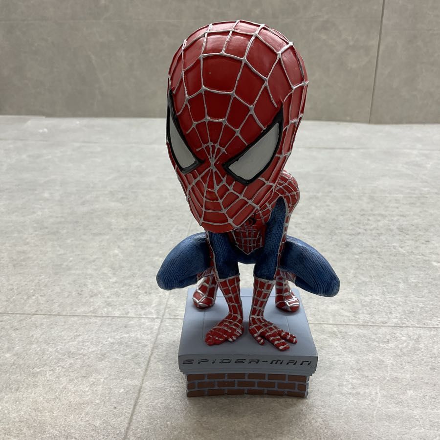 【開封品新品】ネカ　ヘッドノッカー　スパイダーマン 開封品新品】ネカヘッドノッカースパイダーマン