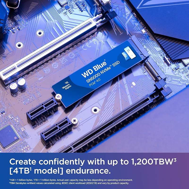 Western Digital 500GB WD Blue SN5000 NVMe 内蔵ソリッドステートドライブ SSD - PCIe Gen 4.0 M.2 2280 最大5 000MB 秒 - WDS500G4B0E 0 CHRISTIANNAURATH_COM_BR