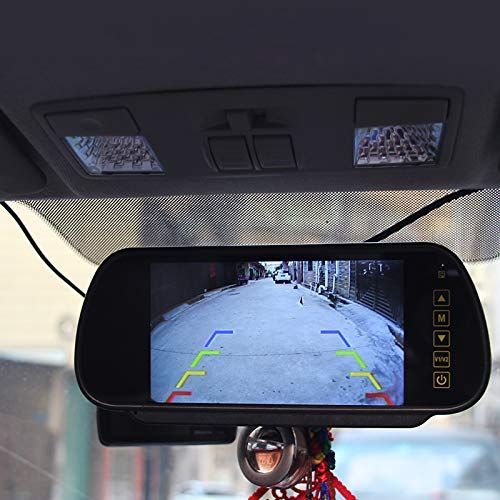 ルームミラーバックモニター CCDレンズ搭載LEDバックカメラ