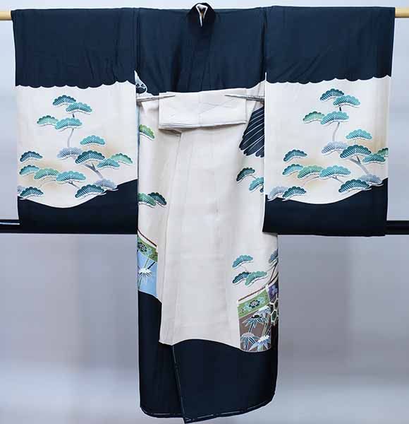 お宮参り 産着 のしめ 男児 男の子 正絹 着物 羽二重 豪華絢爛 金刺繍 