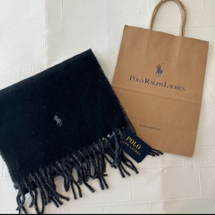 リバーシブルマフラー ワンポイントポニー