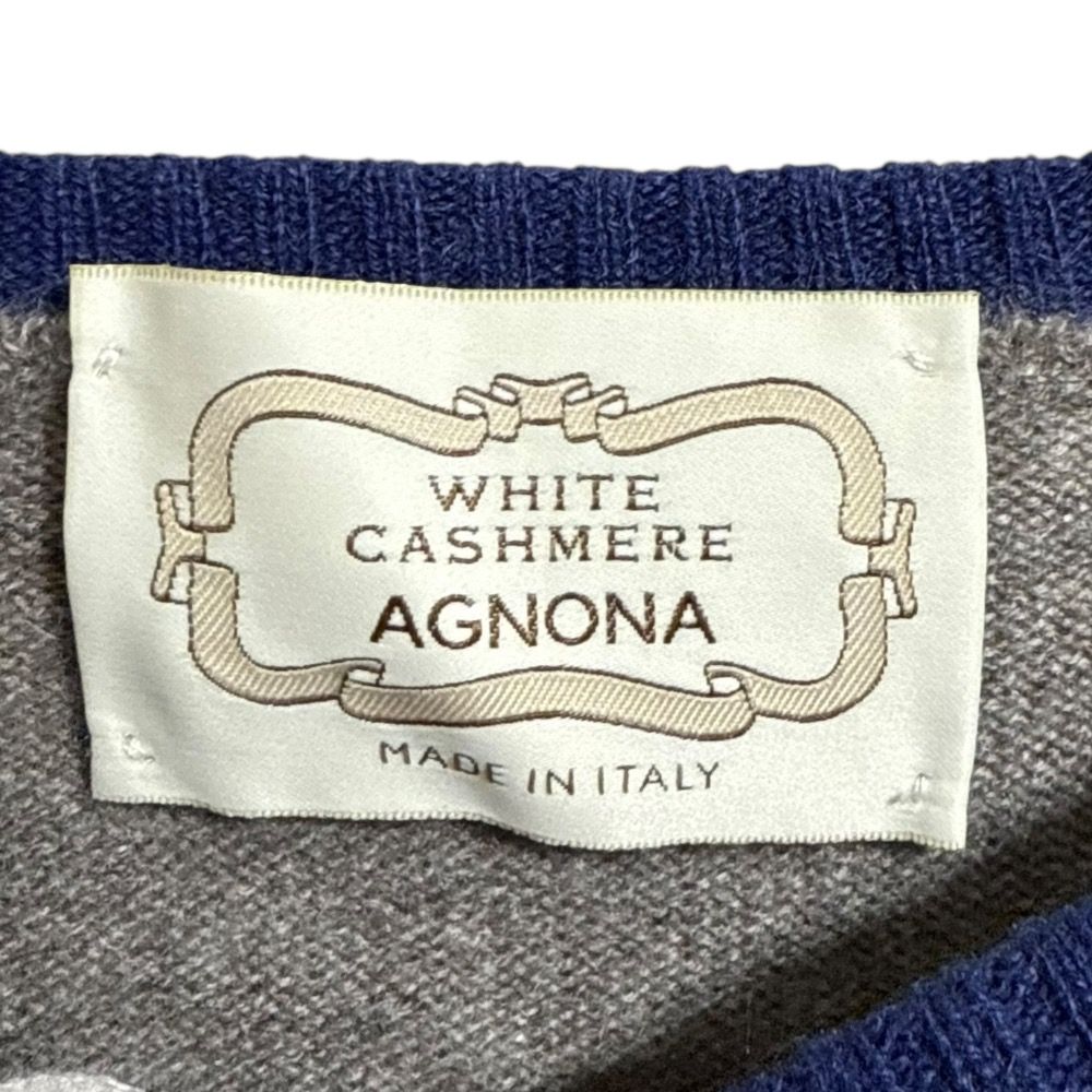 AGNONA ニット・セーター レディース アニオナ 中古　古着 美品 AGNONA アニオナ ホワイトカシミヤ100％ クルーネック