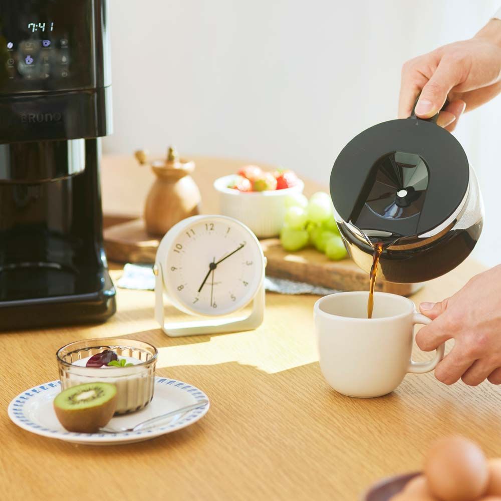 BRUNO ブルーノ コーン式 ミル付き全自動 コーヒーメーカー グレージュ