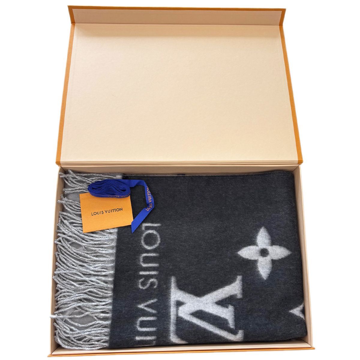 Lucky様専用 ルイヴィトン グラデーションスカーフ グレー M76336