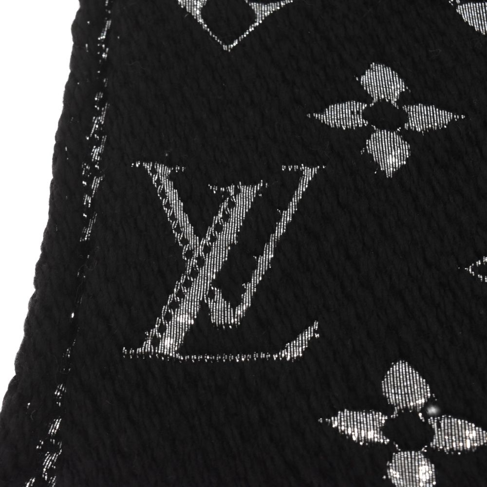 LOUIS VUITTON (ルイヴィトン) エシャルプ ロゴマニア シャイン シルク