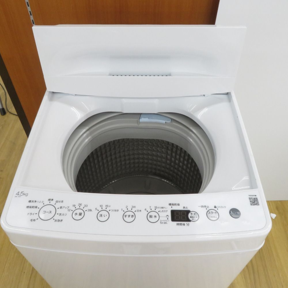 Haier ハイアール 全自動洗濯機 縦型 BW-45A 4.5kg 一人暮らし 