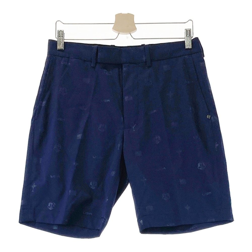 ゴルフ RLX Ralph Lauren ハーフパンツサイズ30 ネイビー色 サイズ：30 RLX ラルフローレン ハーフパンツ 総柄 ネイビー系