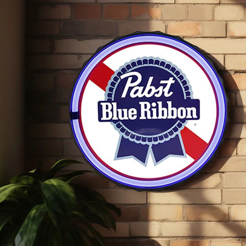PABST BLUE RIBBON LED お買い得品 ロープ ネオンサイン ボトル