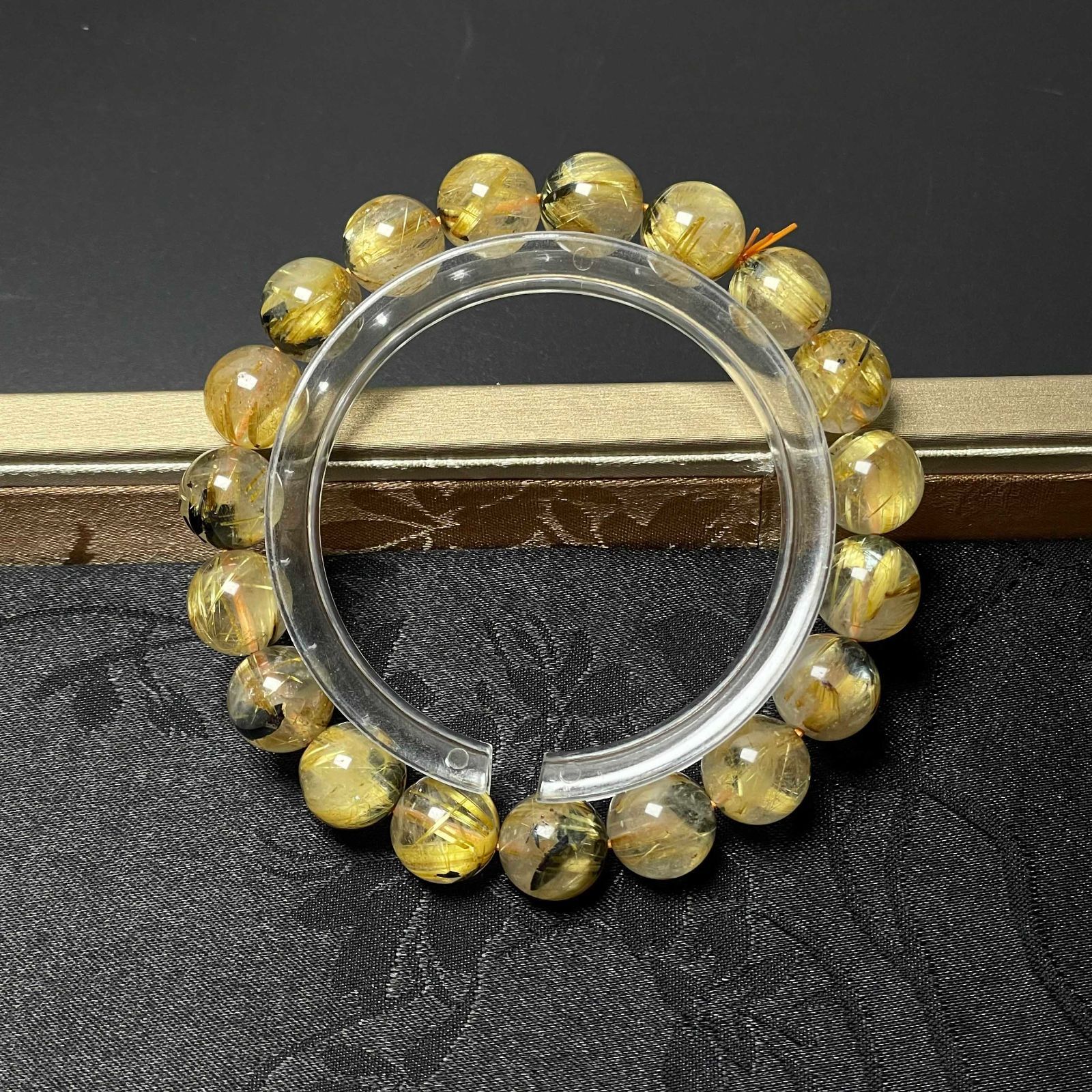 ☆別格高級品！福運招財宝珠⑥！強運！太陽　タイチン　ゴールド　ルチル　ブレス imgrc0101167741.jpg