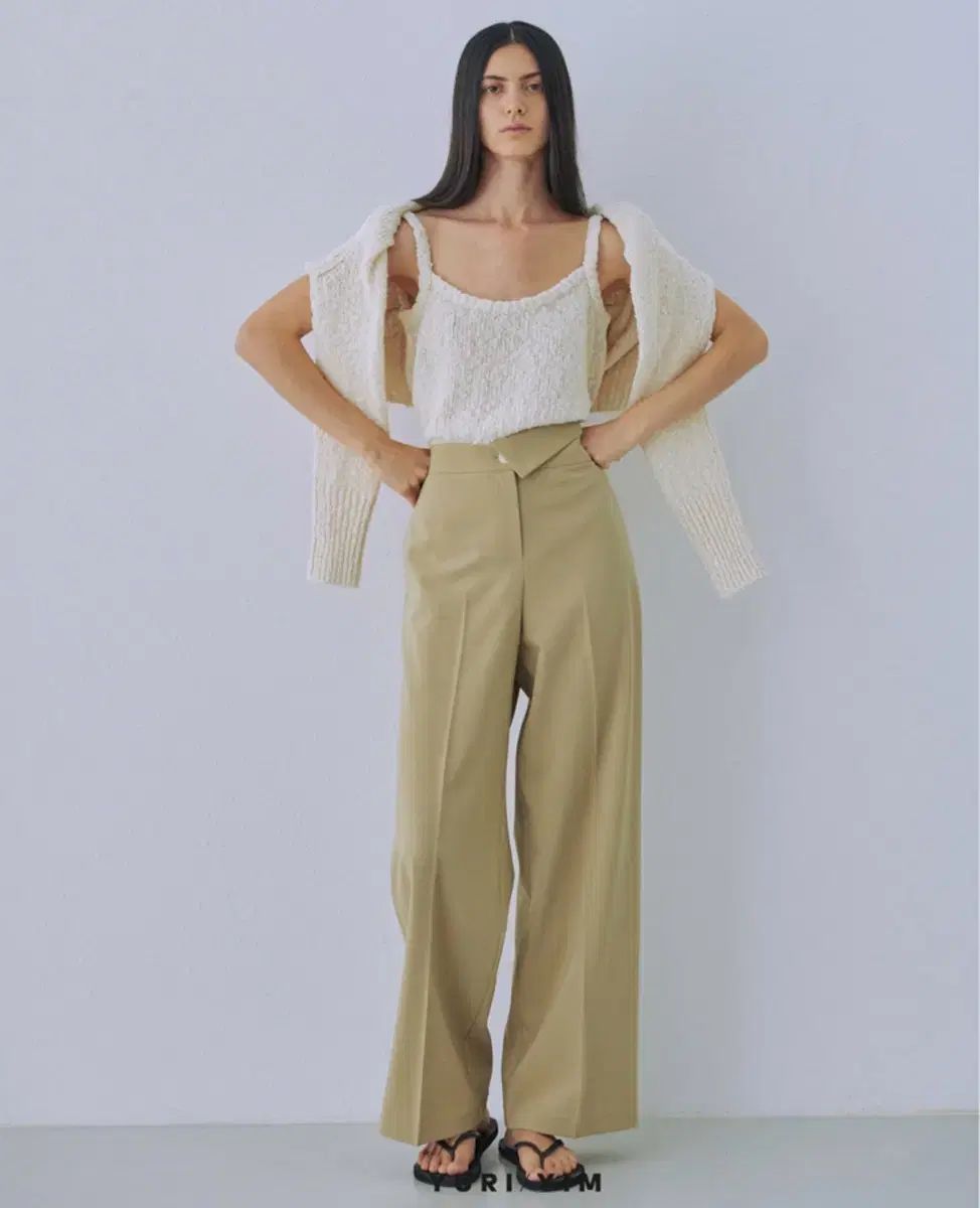 YURIYIM ガラス ワイド パンツ M size