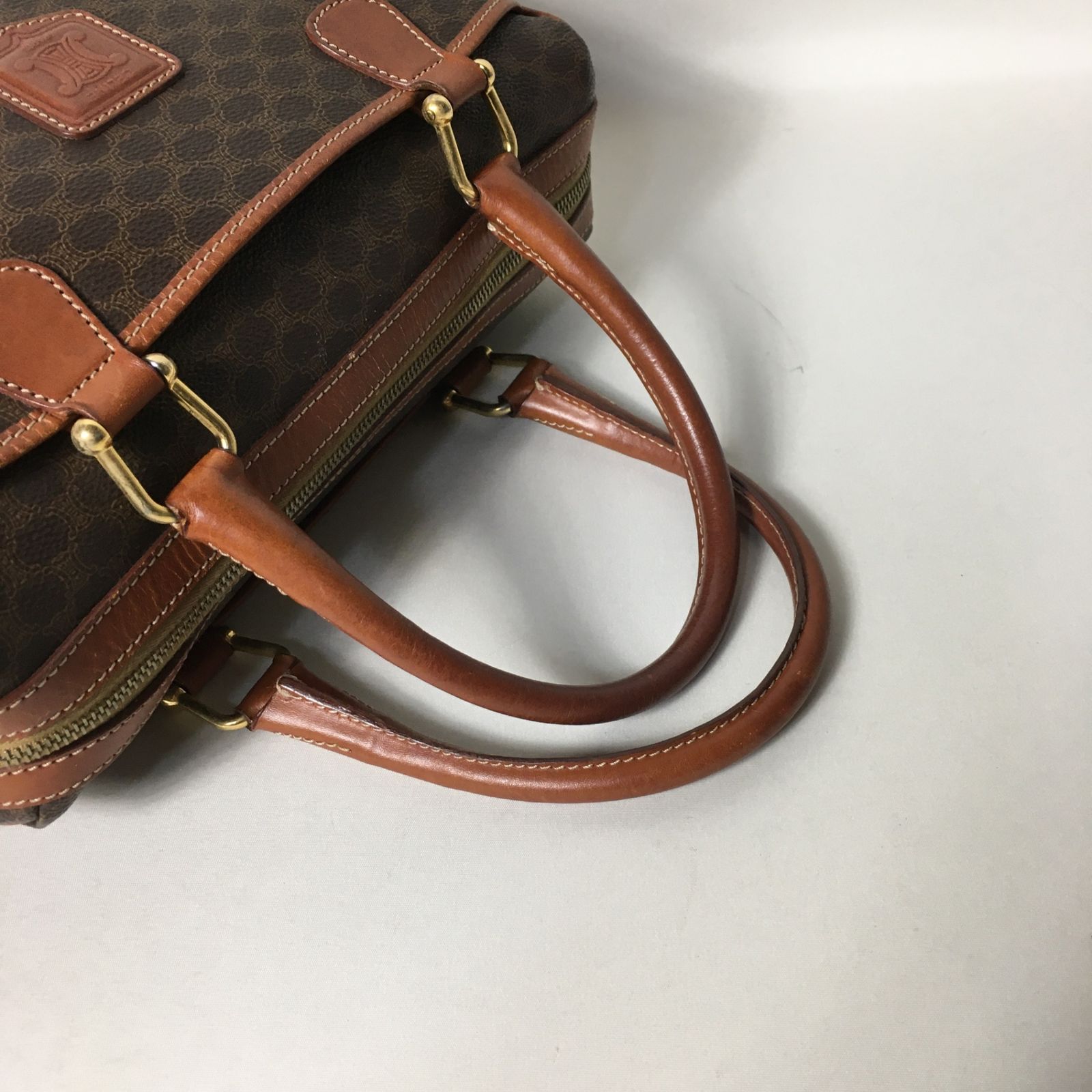 美品　セリーヌ　総柄ストール　ブラウン　マカダム　トリオンフ 美品 セリーヌ 総柄ストール ブラウン マカダム トリオンフ 楽天