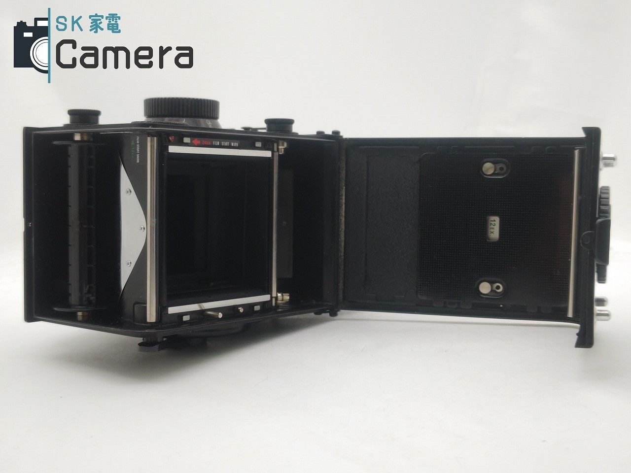 中古】 YASHICA Mat-124 G 80mm F3.5 シャッター 露出 動作 革ケース