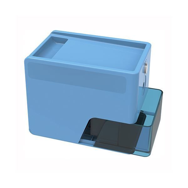 まとめ ナカバヤシ 電動シャープナー スリムトレータイプ ブルー ×2セット