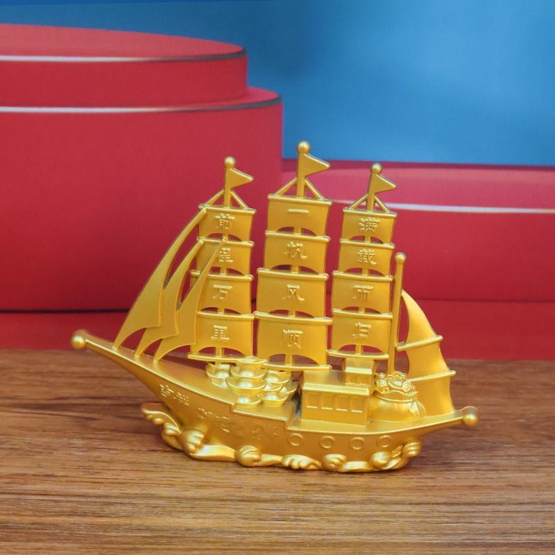 木彫り 七福神 船 置物 大型 七福神 宝船 木像 木彫り 風水 七福神