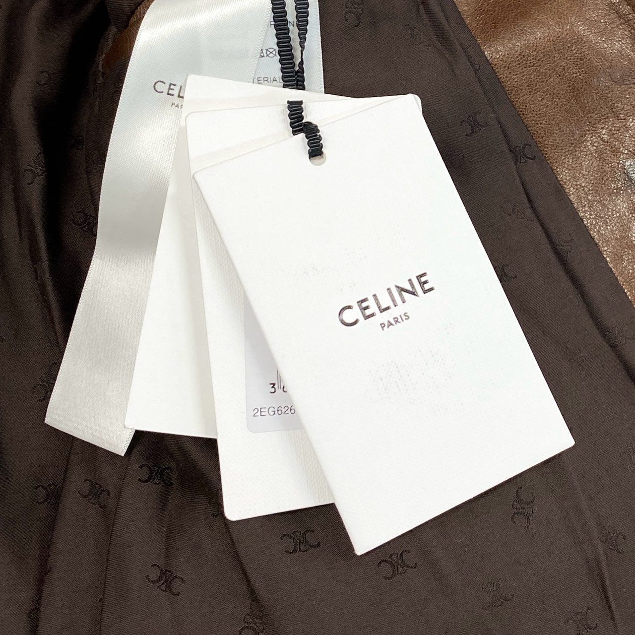 14h29 《未使用保管品》CELINE セリーヌ ワックスウエスタンブルゾン