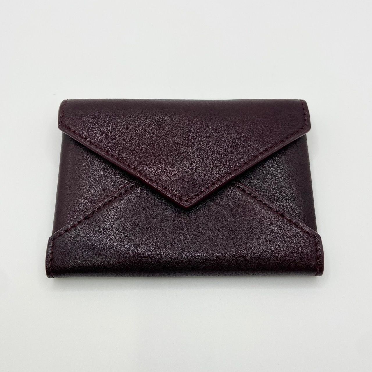 返品OK】美品 SAINT LAURENT サンローラン レターウォレット レザー 
