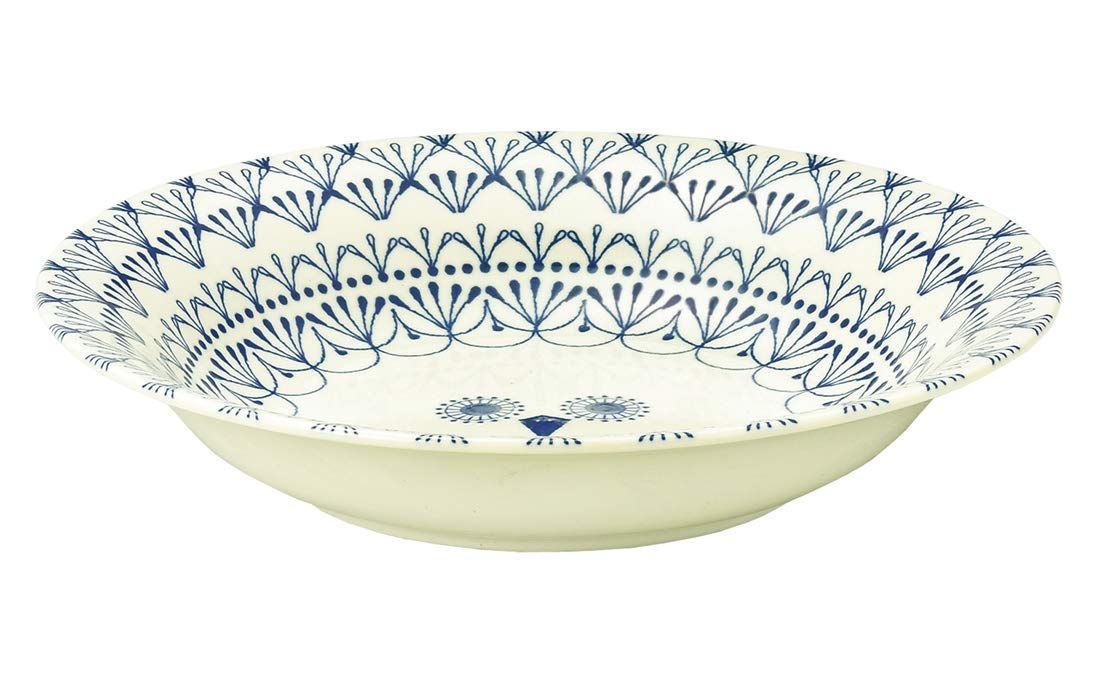 数量限定】三郷陶器(Sango Toki) フクロウ パスタ皿 陶磁器 21cm