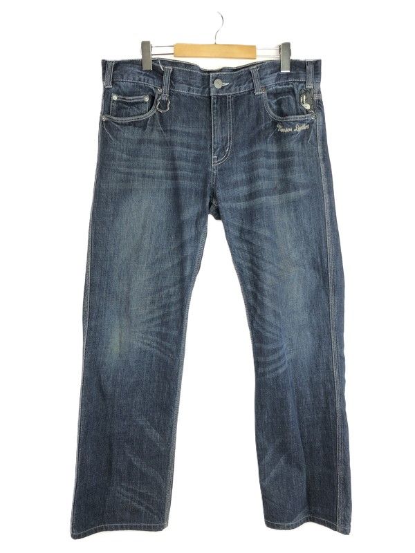 品 VANSON バンソン × TOM-JELLY トムとジェリー コラボ EMBROIDERED STRAIGHT DENIM PANTS 刺繡入り ストレート デニムパンツ ジーンズ 156-251025-rt-13-tag