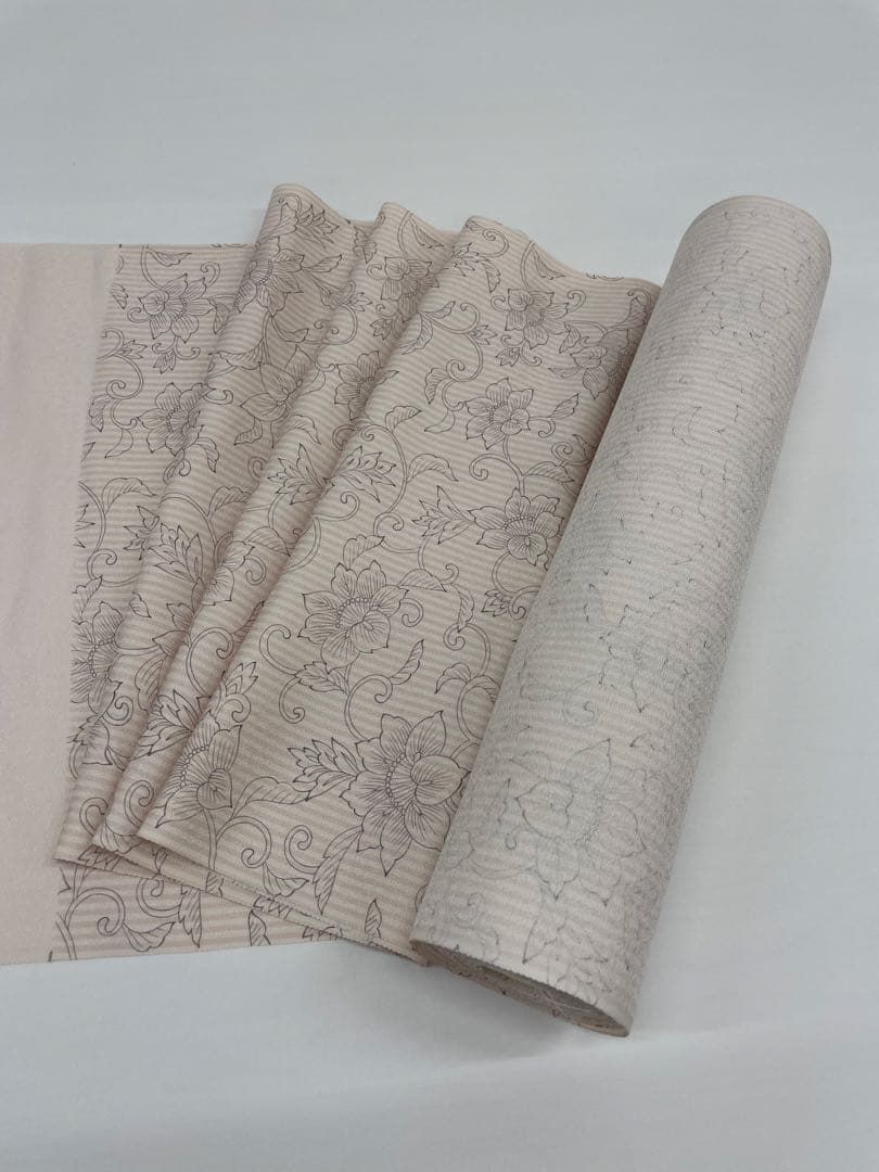 両面染小紋 江戸小紋 伊勢型共八掛 正絹 反物 両面染小紋 伊勢型 江戸小紋 墨流し×万筋 共八掛 正絹 反物 両面染小紋