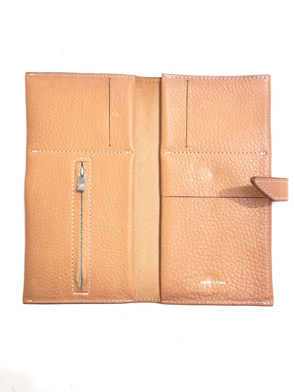 Hender Scheme passport wallet キャメル Hender Scheme passport wallet キャメル