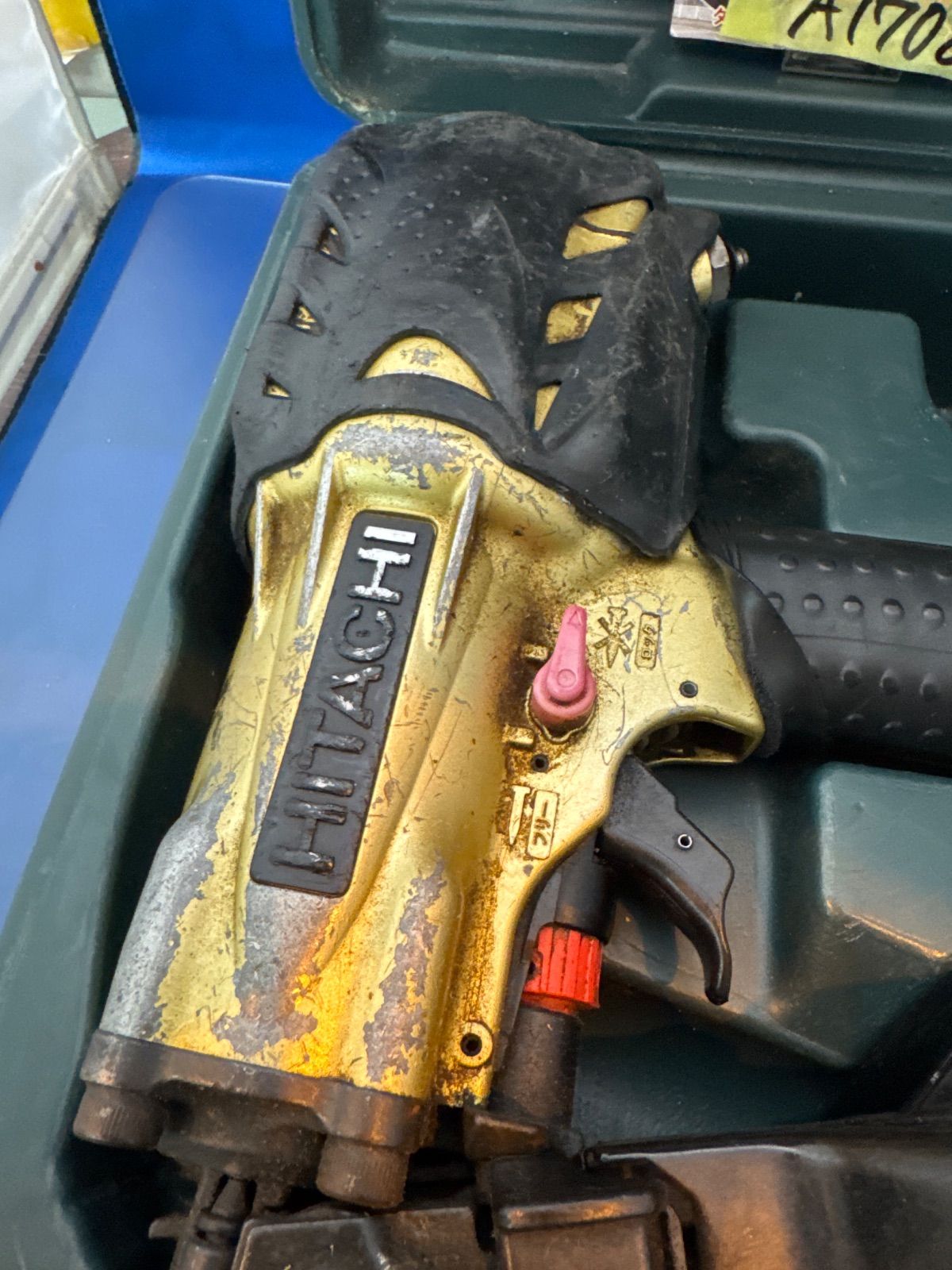 HITACHI 日立 ロール釘打ち機 NV90HMC ゴールド 90mm ケース付 高圧 HRDEVELOPMENT_JP