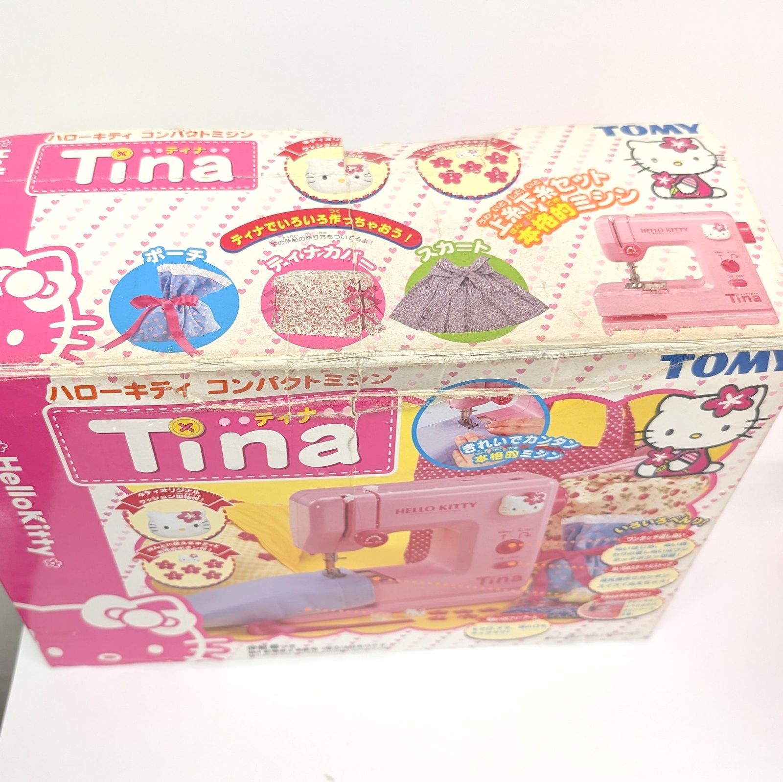 絶版 レトロ品】Tina ハローキティ コンパクトミシン ジャンク - メルカリ