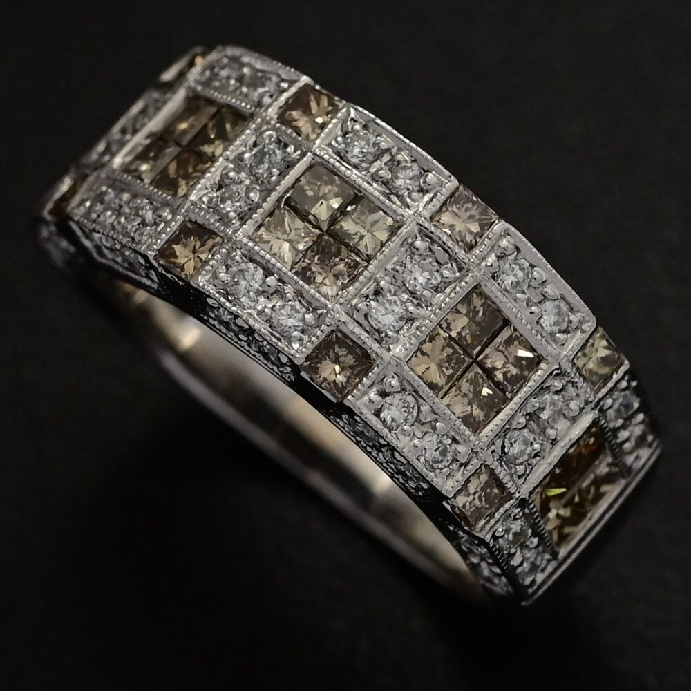 1.36ct ダイヤモンドリング･指輪 K18WG 750-7.2g 12.5号 52.5 ホワイトゴールド 翌日配送可 ♀ S レディース 592166