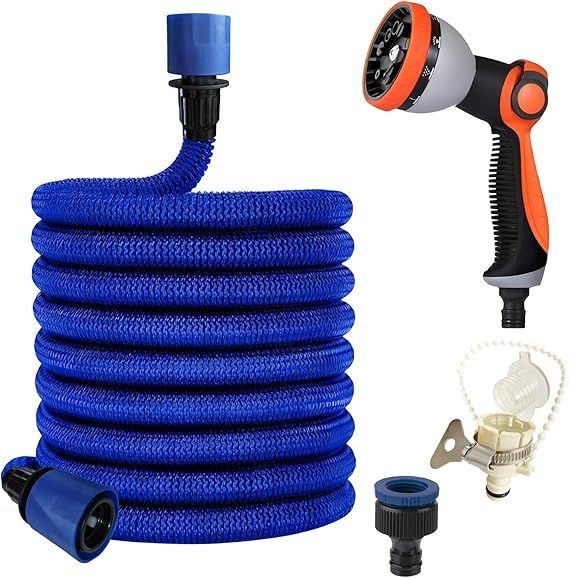 散水ホース 3倍に伸びる 家庭菜園 軽量で多機能 散水ホース 軽量で 