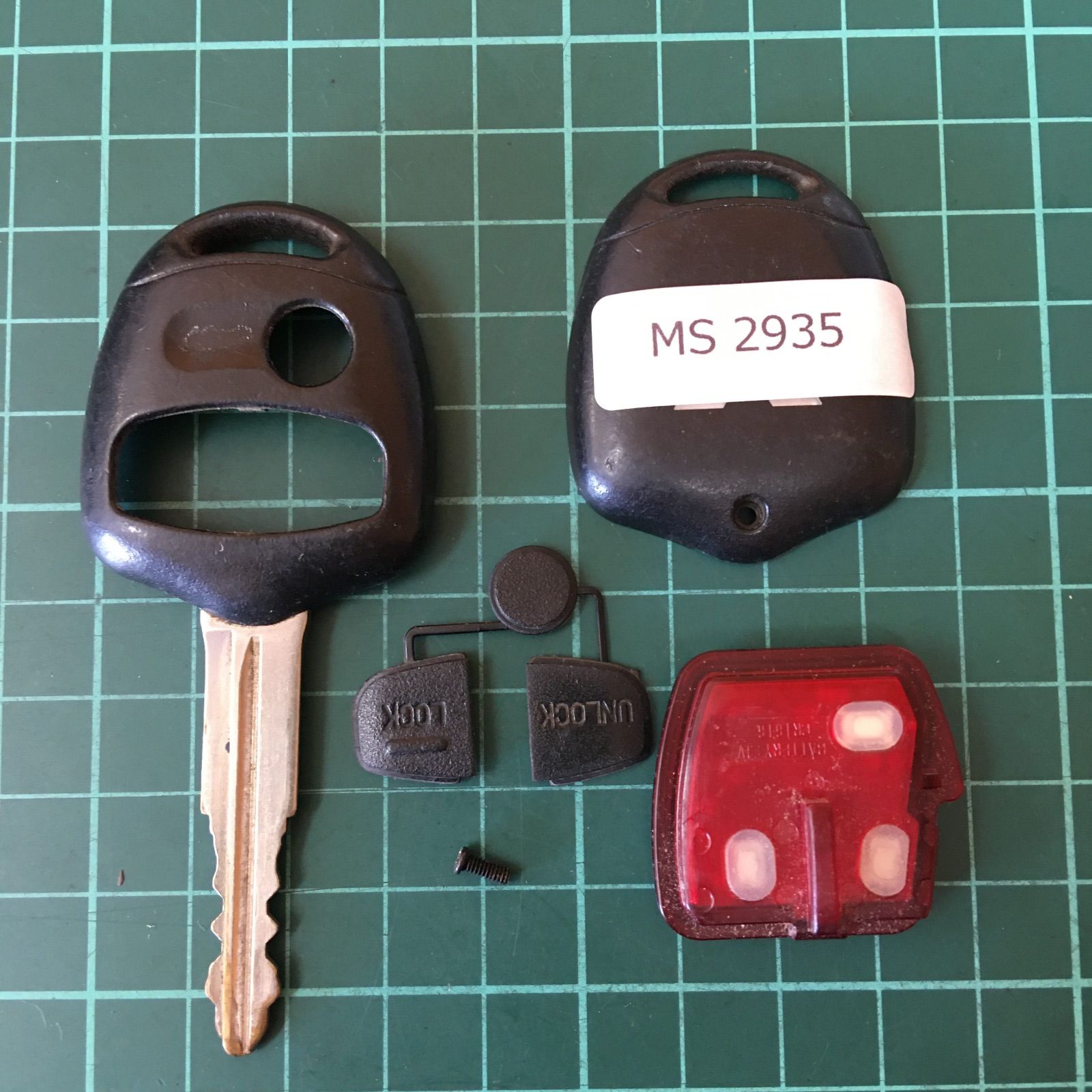 MS2935 三菱 純正 キーレス リモコン C基盤 3ボタン スライド - メルカリ