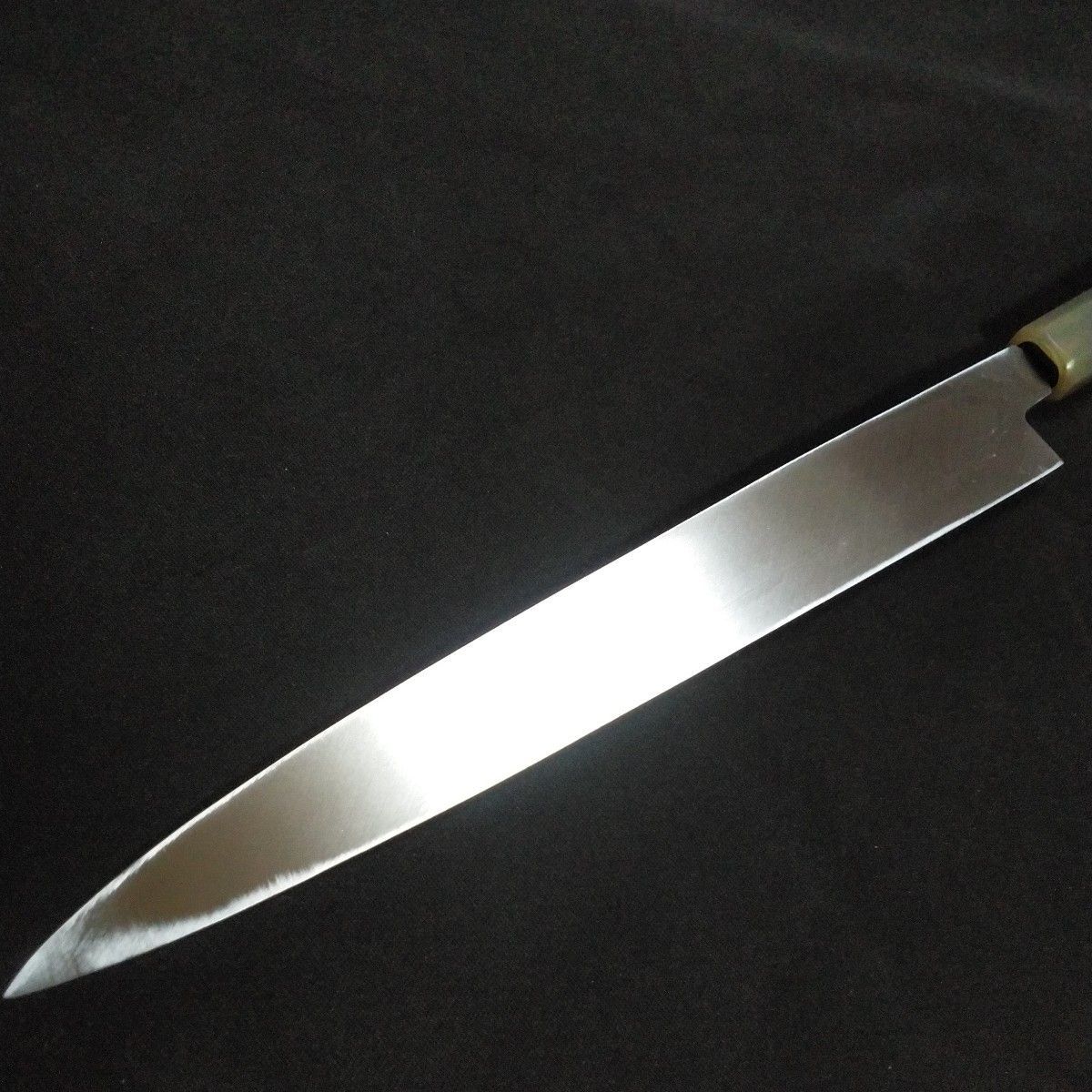 黒檀上下白水牛柄