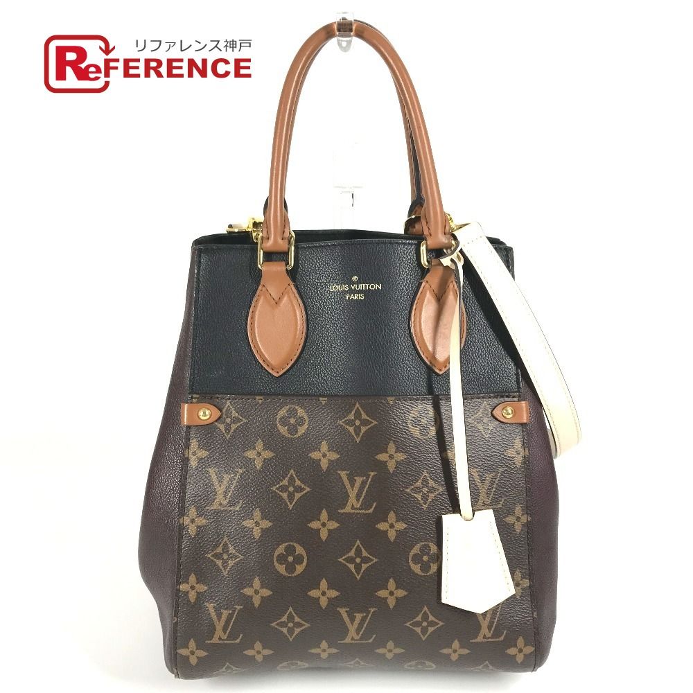 LOUIS VUITTON ルイヴィトン ハンドバッグ フォールドトートMM M45409 モノグラムキャンバス ブラウン