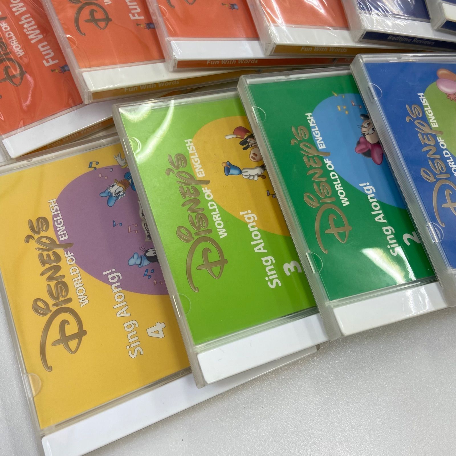 DWE ディズニー CDセット その他付属品 未開封あり】ディズニーワールドオブイングリッシュ Disney
