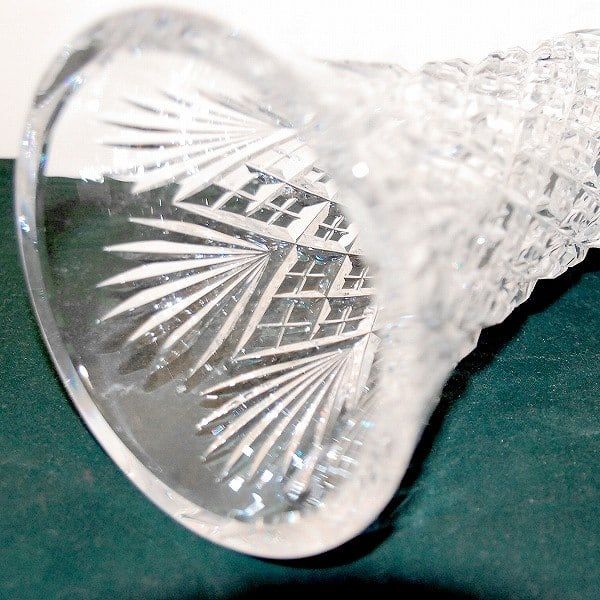 HOYA・クリスタル・花瓶・No.170517-08・梱包サイズ80 節約 HOYA