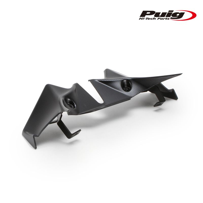 Puig 21134C DOWNFORCE NAKED FRONTAL SPOILERS  [CARBON PRINT] Kawasaki Z650 (21-25)  プーチ フロントダウンフォース ネイキッドスポイラー
