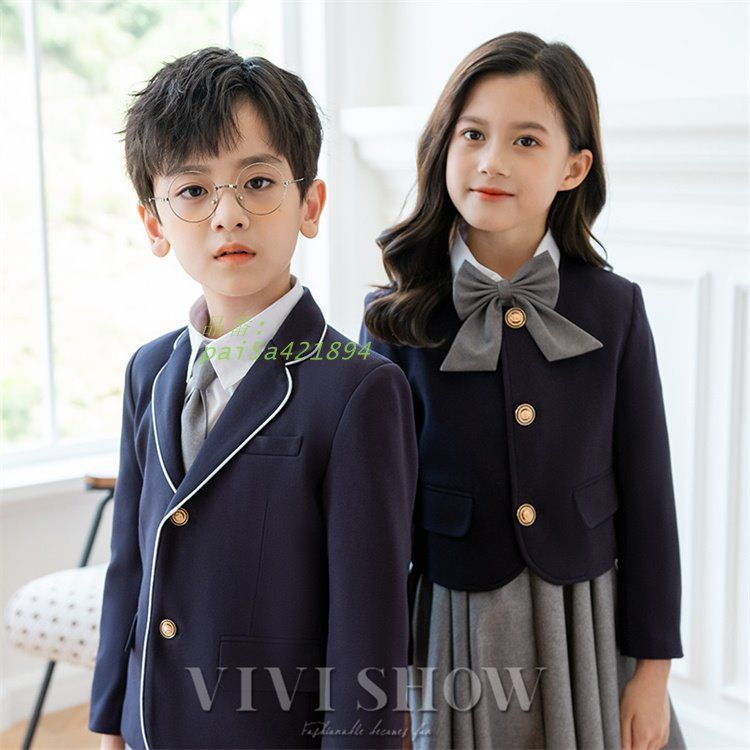 音楽 子供 スーツ フォーマル 男の子 女の子 フォーマルスーツ 子供服 スカート 卒園式 スーツ ジャケット スーツ 入学式 セットアップ ネクタイ付き キッズ パンツ pai5a421894
