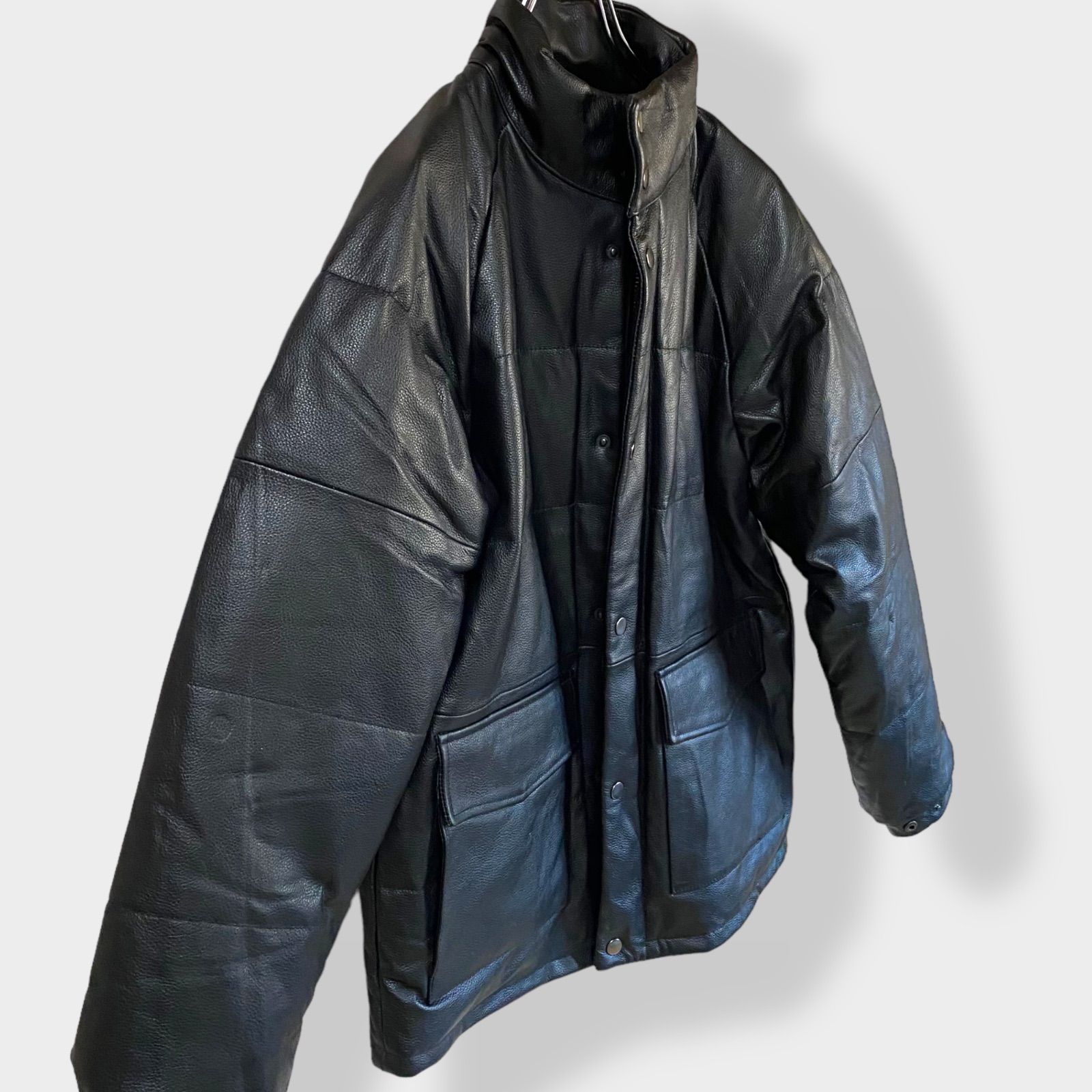 ジャケット・アウター【最終激安価格】新品　BOLINI イタリア　ミラノ　革ジャン　ダウンジャケット