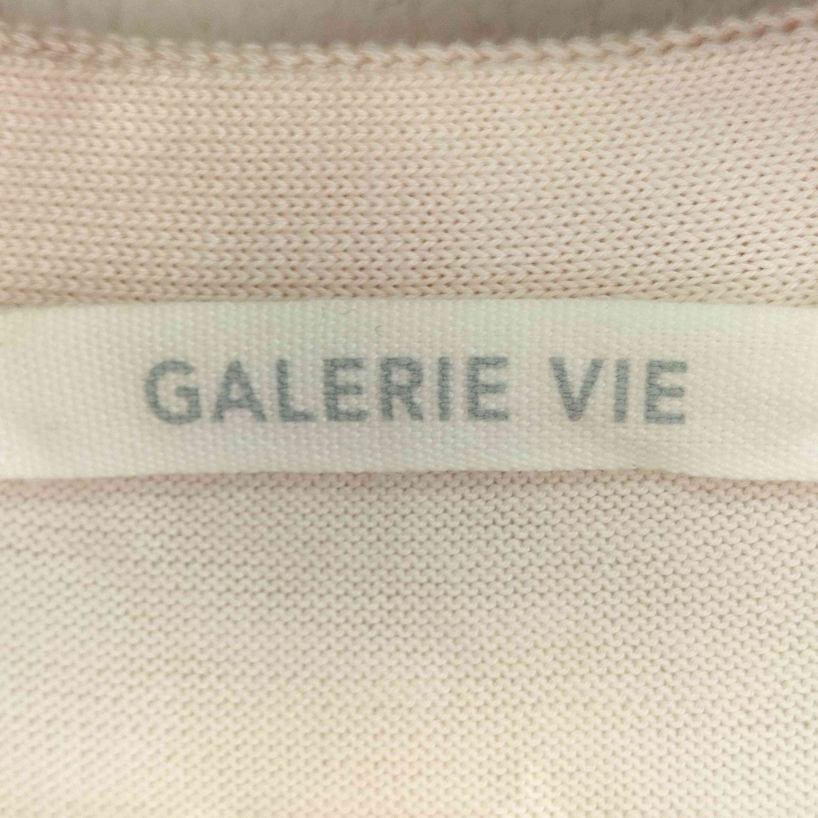 ギャルリーヴィー GALERIE VIE コットンシルク Vネック ニット