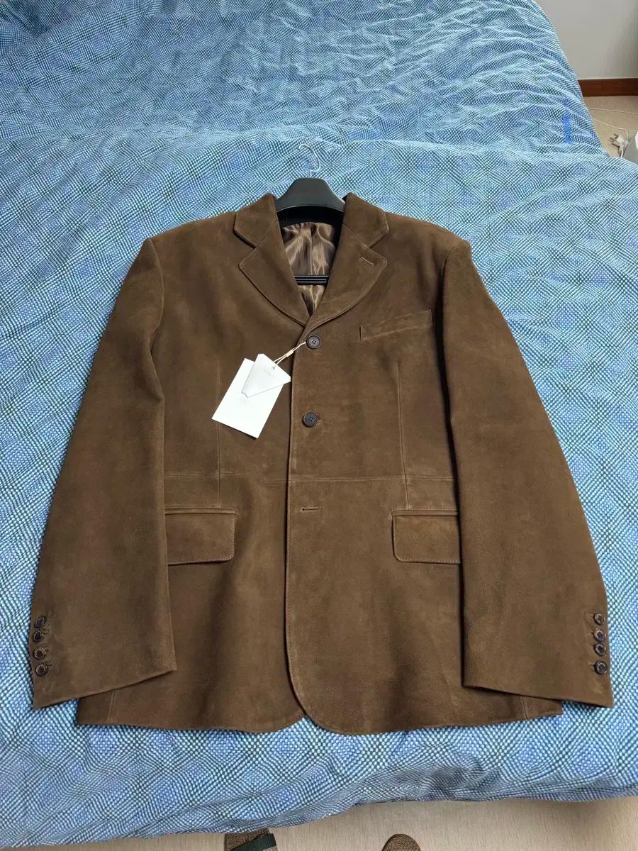 Stu ゴート スウェード ブレーザー