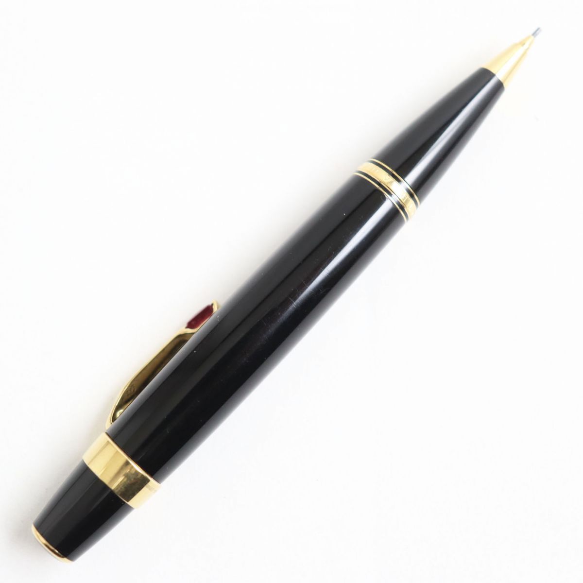 良品○MONTBLANC モンブラン ボエム ルージュ/カラーストーン ホワイトスター ツイスト式 シャープペンシル ブラック×ゴールド 筆記確認  ◎q07-st30220-371 - メルカリ